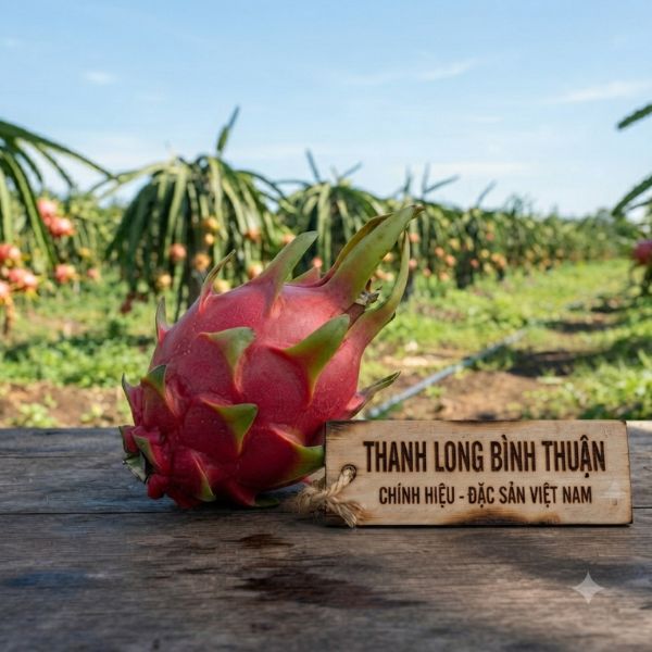 Thanh long và trái cây tươi
